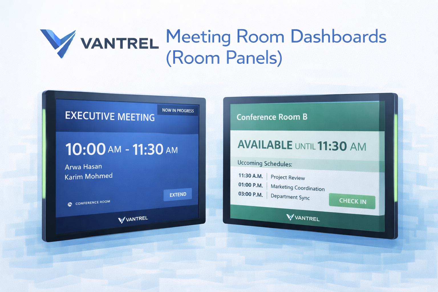 Meeting Room Dashboards (Room Panels)